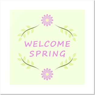 Welcome spring Posters and Art